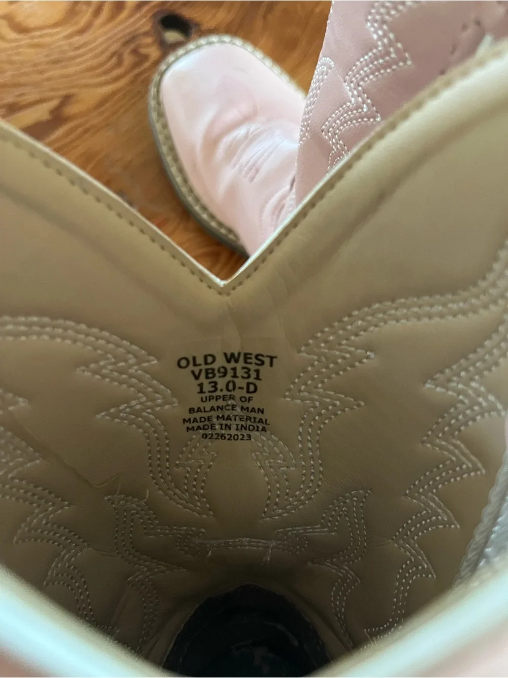 Old West Pink Girls' Western Boots
